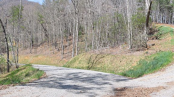 Approach road to driveway