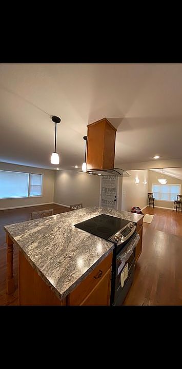 new kitchen island/updraft
