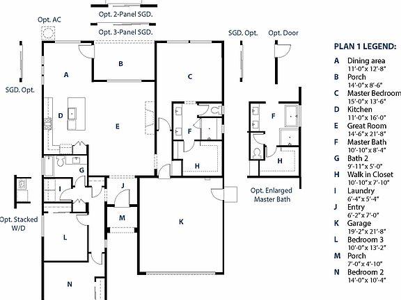 Plan 1 - Floor Plan