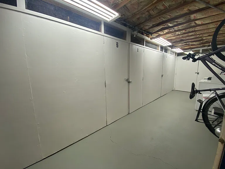 Secure, individual storage units located in the basement _ perfect for your gear, and seasonal items.