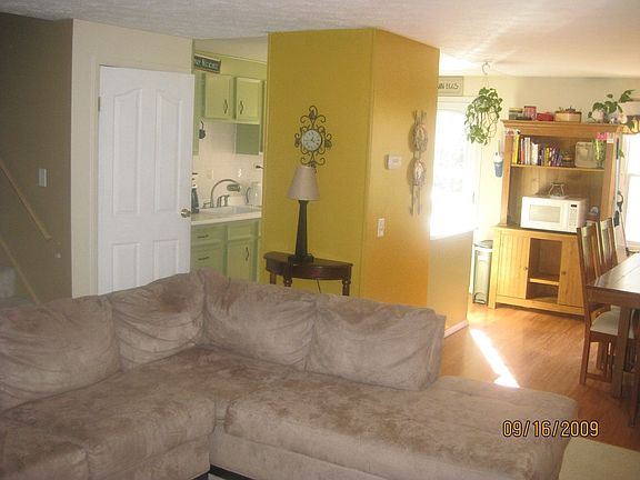 Looking into kitchen