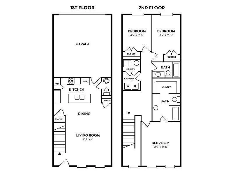 Floor plan 3 Bedroom A
