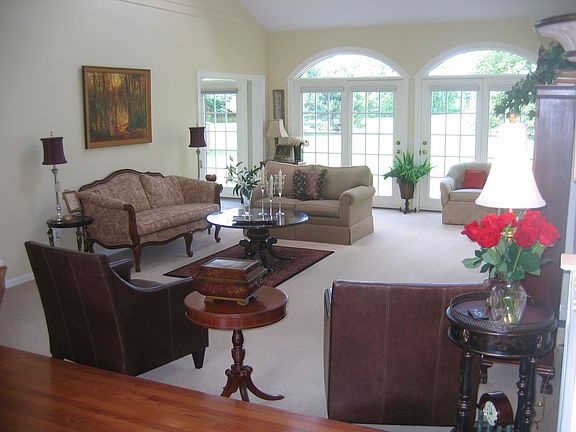 view of living room from foyer