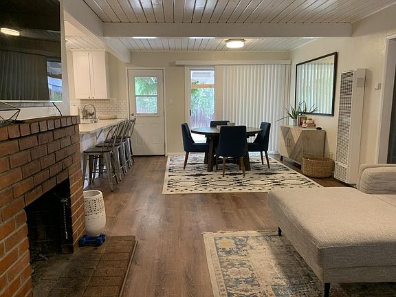 Dining room viewed from living room