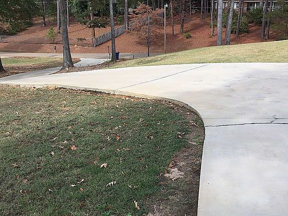 All concrete drive