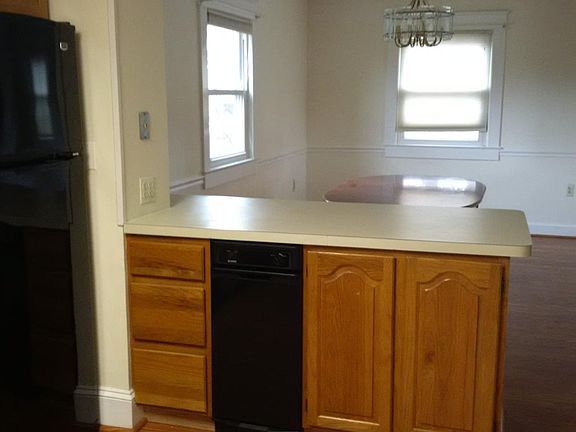 view of the dining room from the kitchen