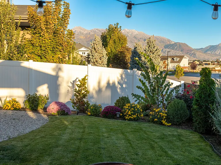 Uninterrupted view of the Timp and other mountains from the backyard