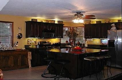 updated kitchen cherry cabinets