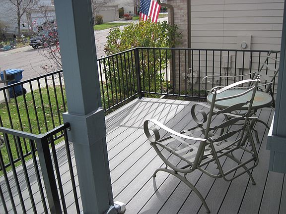 Front porch deck