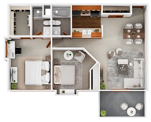 Floor plan B3