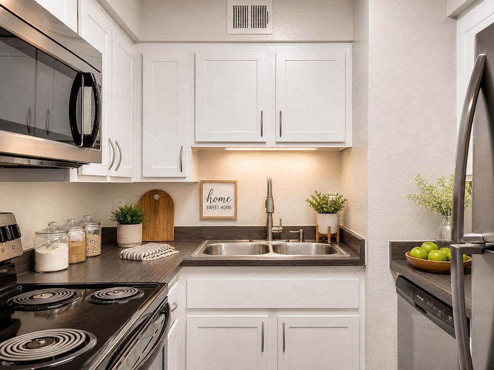 Cozy modern kitchen with warm accents