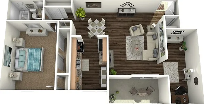 The Egret Floorplan Diagram