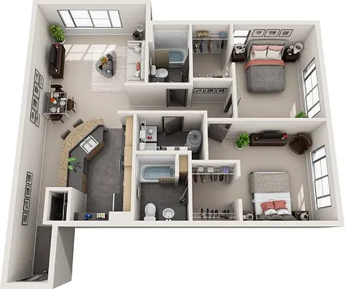Floor plan Domes