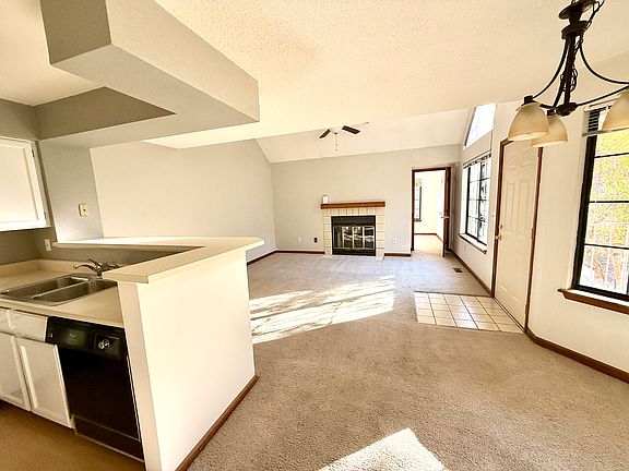 kitchen and living room
