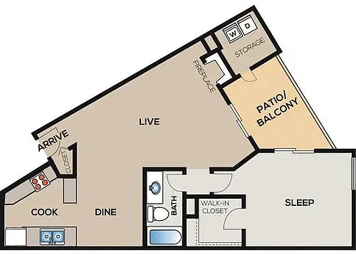 Floor plan A4 - Renovated