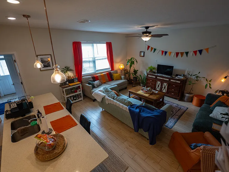 Downstairs | Open Concept Living Room