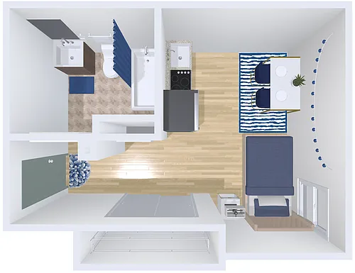 Floor plan studio 22