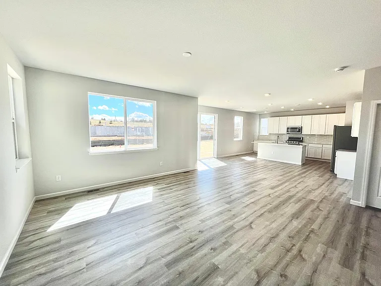 Family room and Kitchen