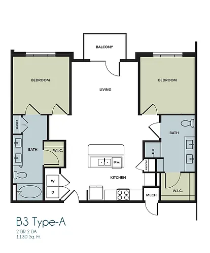 Floor plan B3A