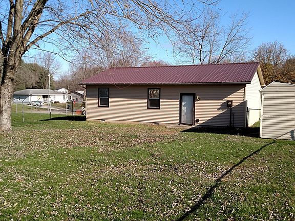 View of rear of house