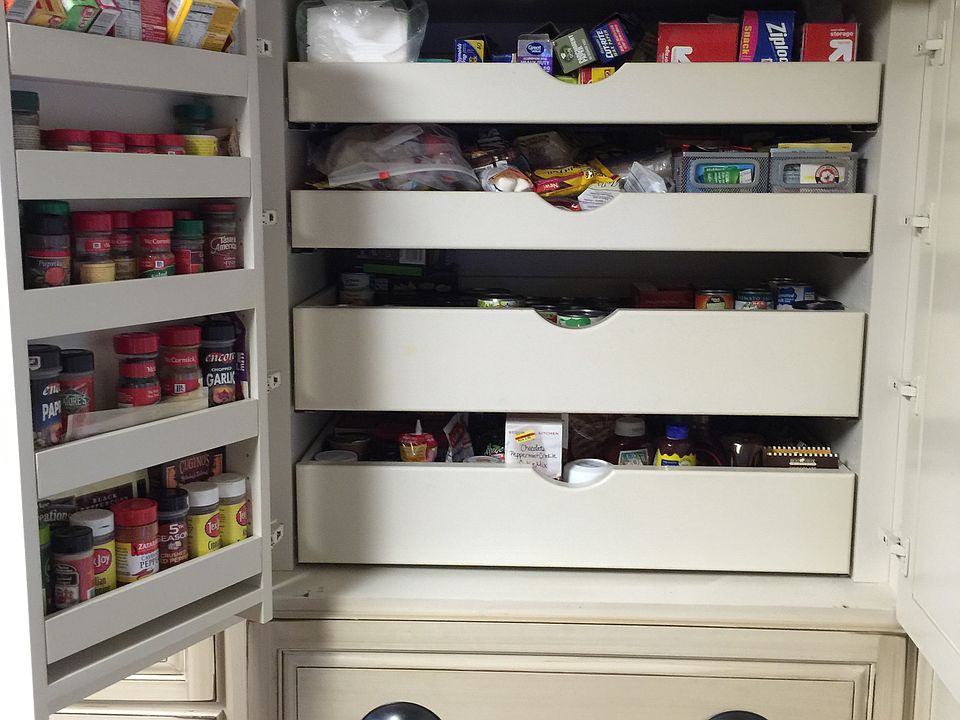 Custom cabinets pull outs