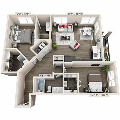 Floor plan B6