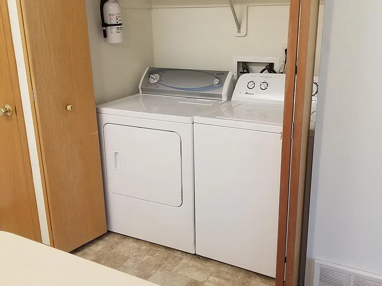 Laundry off of kitchen