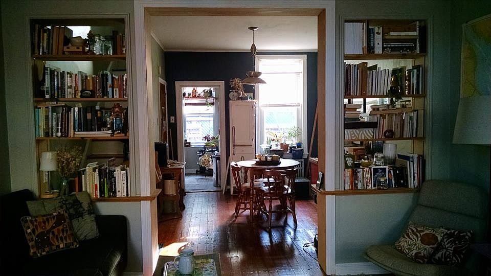 View looking back from the front of the house