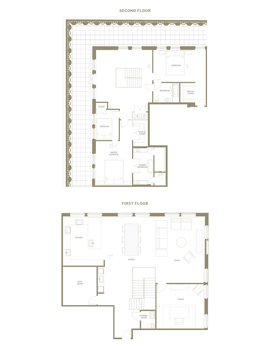 Floor plan Four Bedroom PH NE