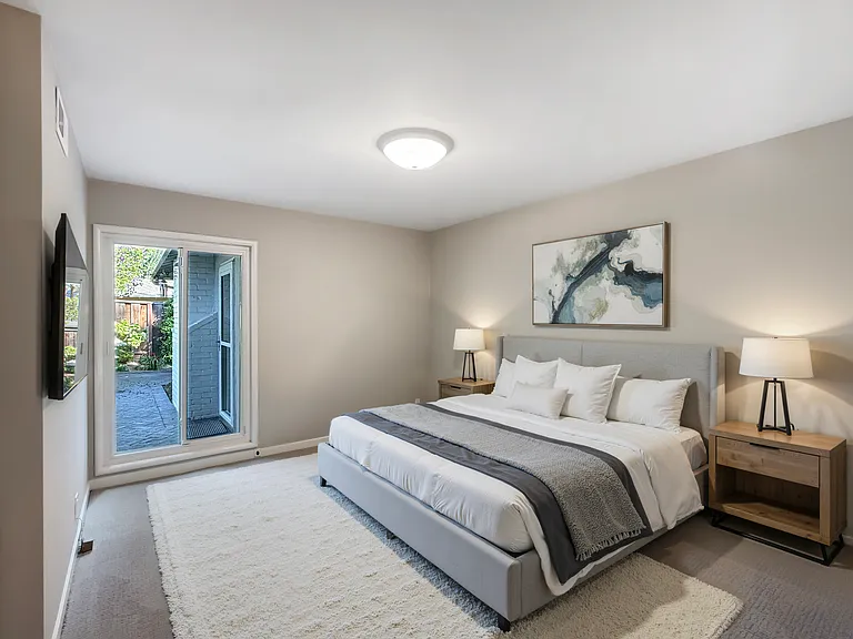Downstairs Front Bedroom - Virtually Staged