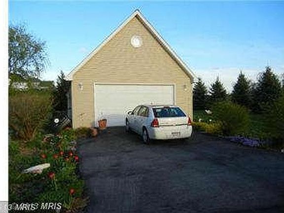 Front of detached garage