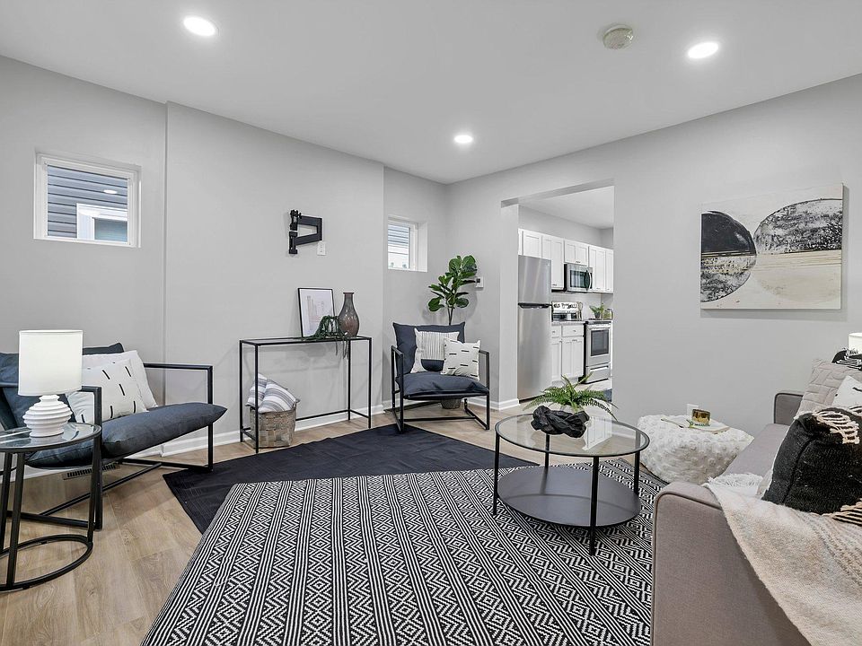 Living room space set up for relaxing