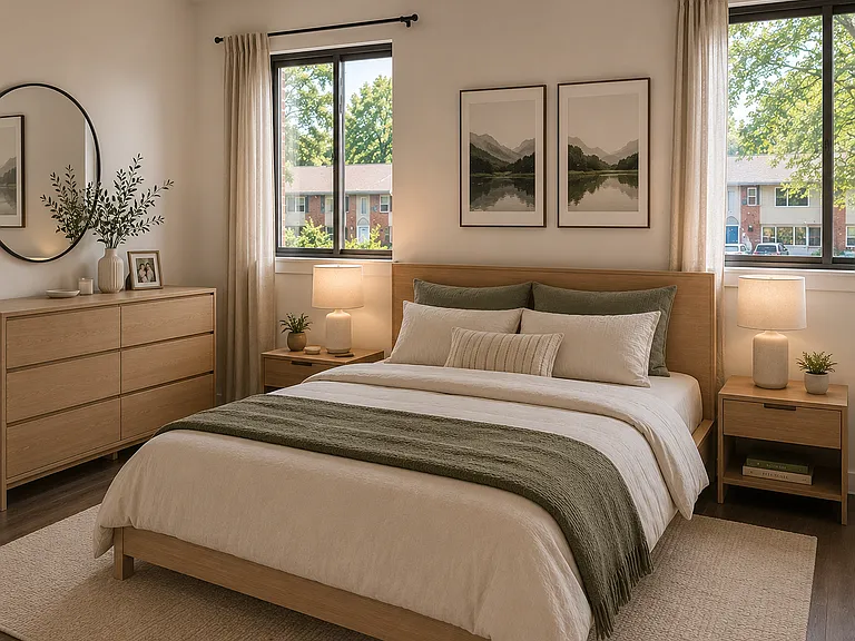 Bedroom 1 - Virtual Staged