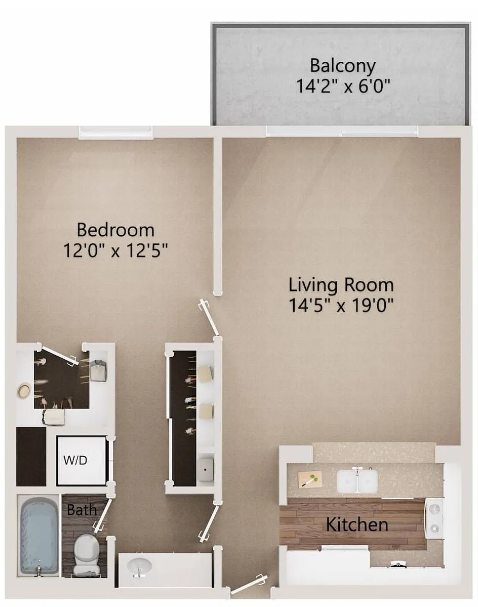 Floor plan Newport 1 Renovated