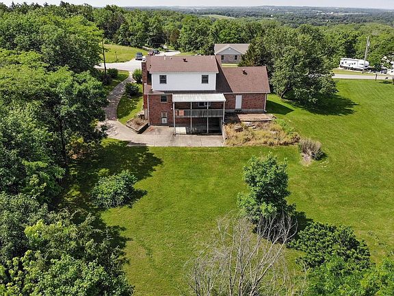 1 acre lot-tons of space behind house AND has a large side yard