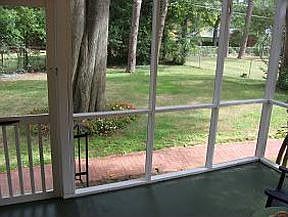 Back Yard from Screen Porch - 100 yr old Oak