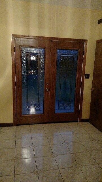 Custom Glass Double Doors