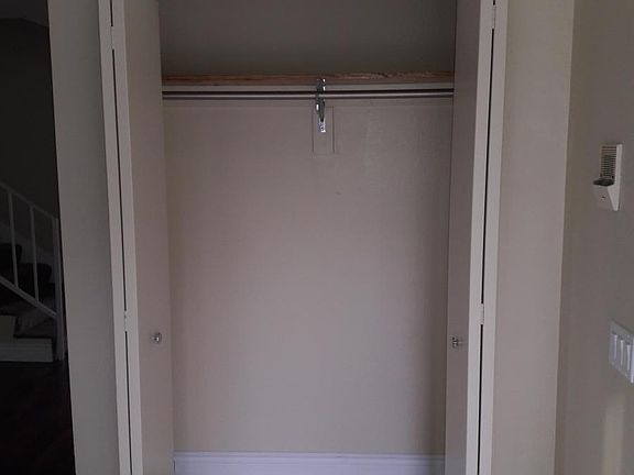 Closet at door entry
