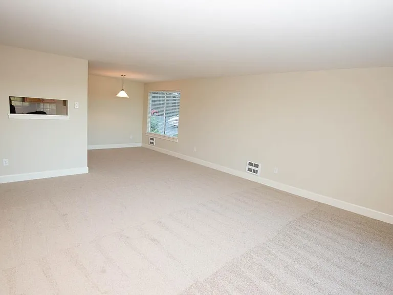 living and dining areas