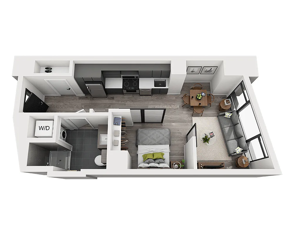 Floor plan Studio E1F