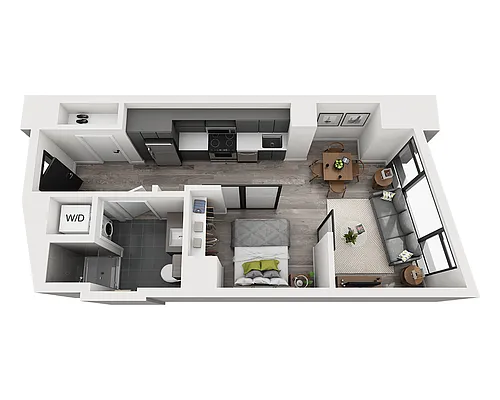 Floor plan Studio E1F