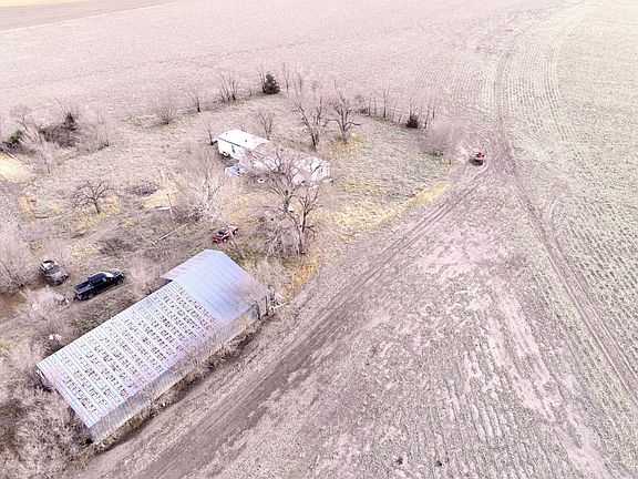 Looking over shed towards the East