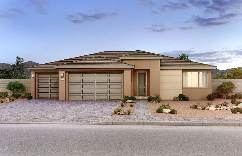 Exterior B with Oversized Garage