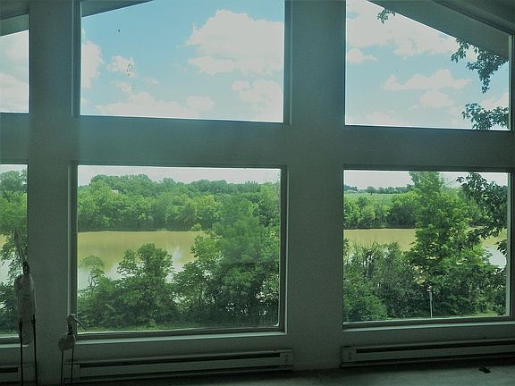 Living room view, when river was swollen.