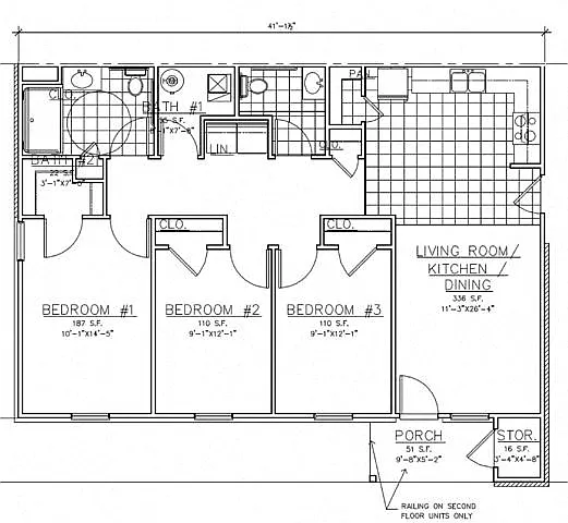 Floor plan 3 Bedroom