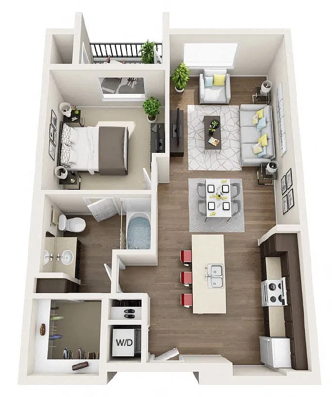 Floor plan A1E