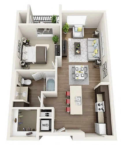 Floor plan A1E