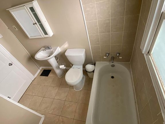 Full bath on first floor