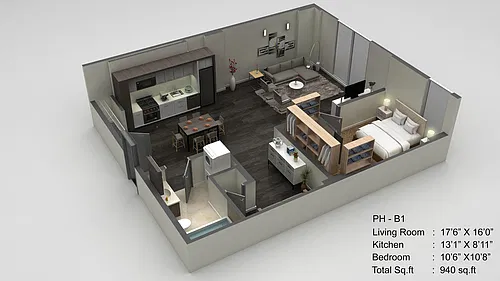 Floor plan PH - B1