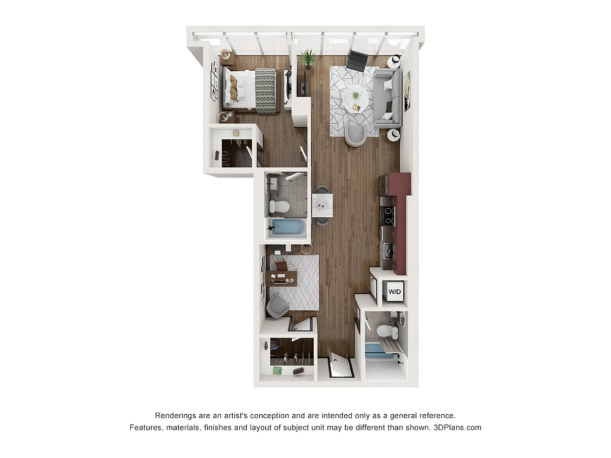 Floor plan C1 12BA